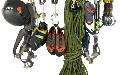 Organize Your Climbing Gear With a Gear Rack